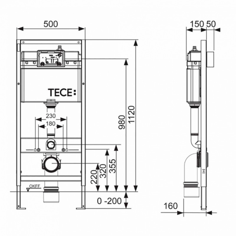 Система инсталляции TECE (9400412)