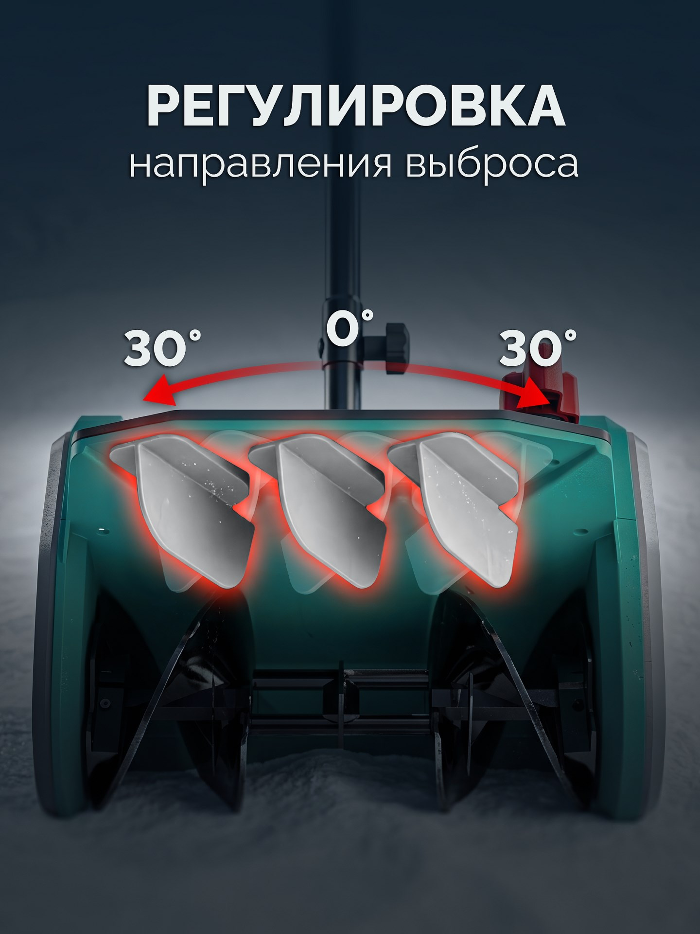 ЗУБР 20В, 33 см, 1 АКБ LMS (4 А·ч), лопата аккумуляторная (снегоуборщик) (СЛА-33-41)