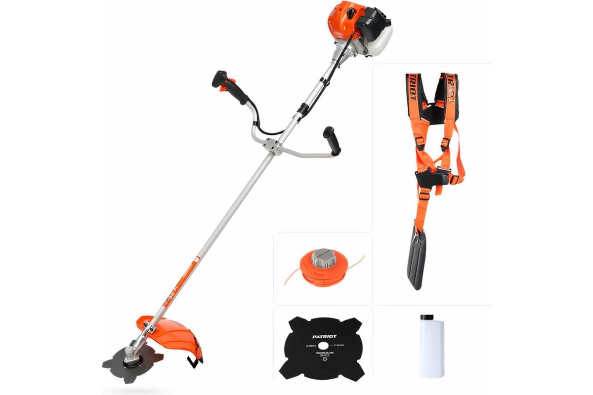 Бензиновый триммер с неразборной штангой PATRIOT PT 5555ES Country 250108055