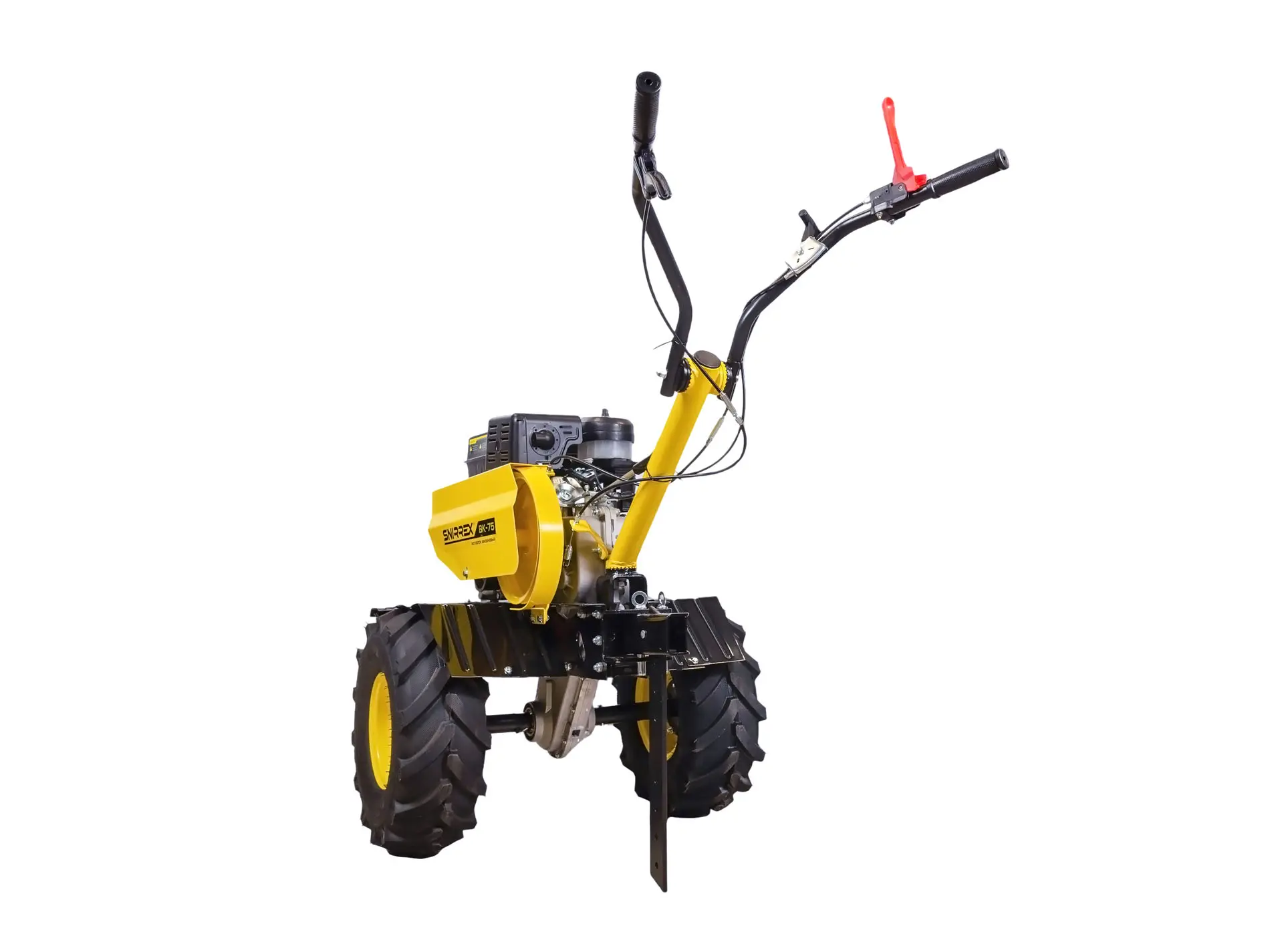 МОТОБЛОК БЕНЗИНОВЫЙ SNIRREX ВК-75, 9 Л. С., 19*7‑8" С РАЗБЛ. ПОЛУОСЕЙ
