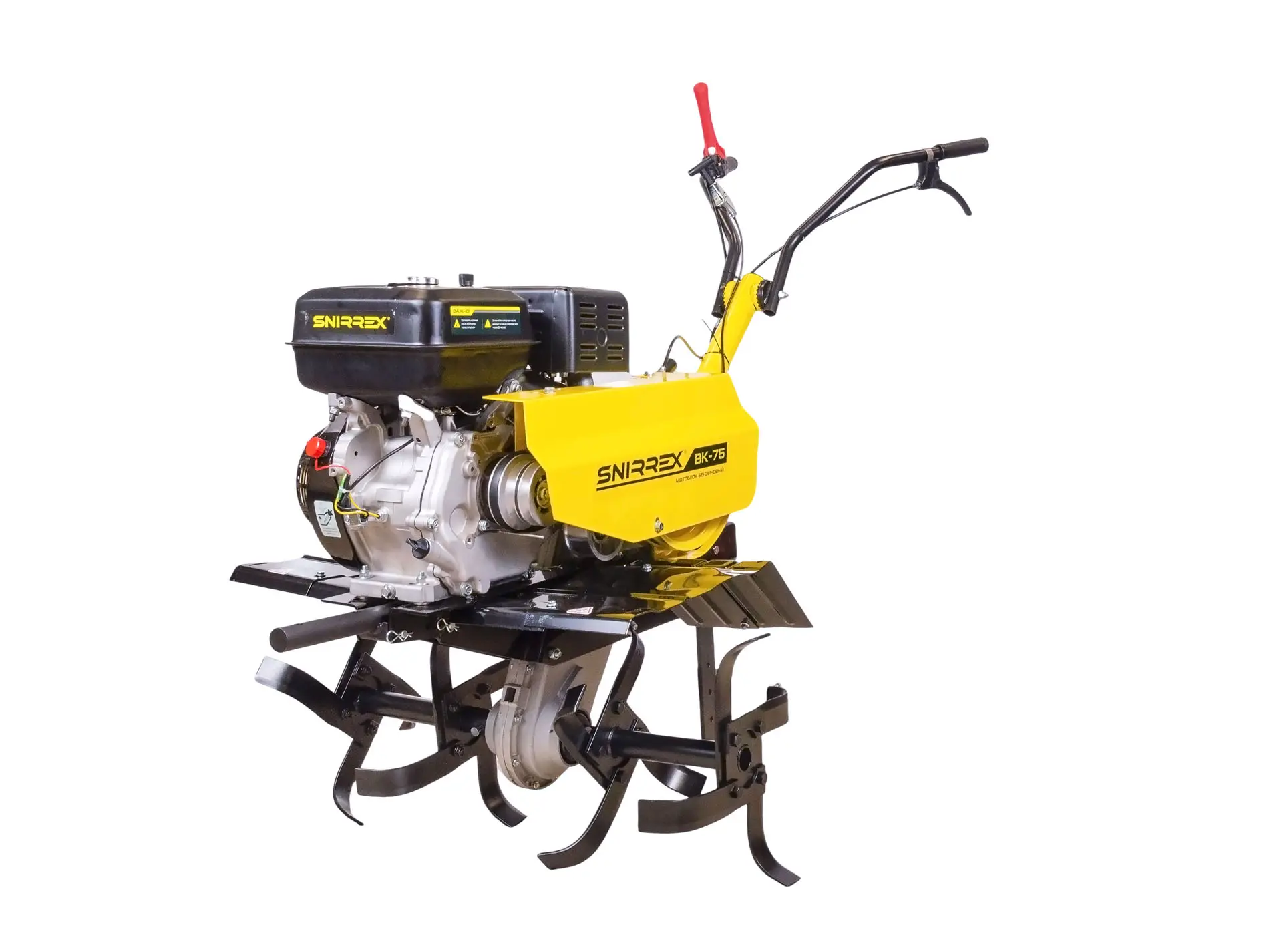 МОТОБЛОК БЕНЗИНОВЫЙ SNIRREX ВК-75, 9 Л. С., 19*7‑8" С РАЗБЛ. ПОЛУОСЕЙ