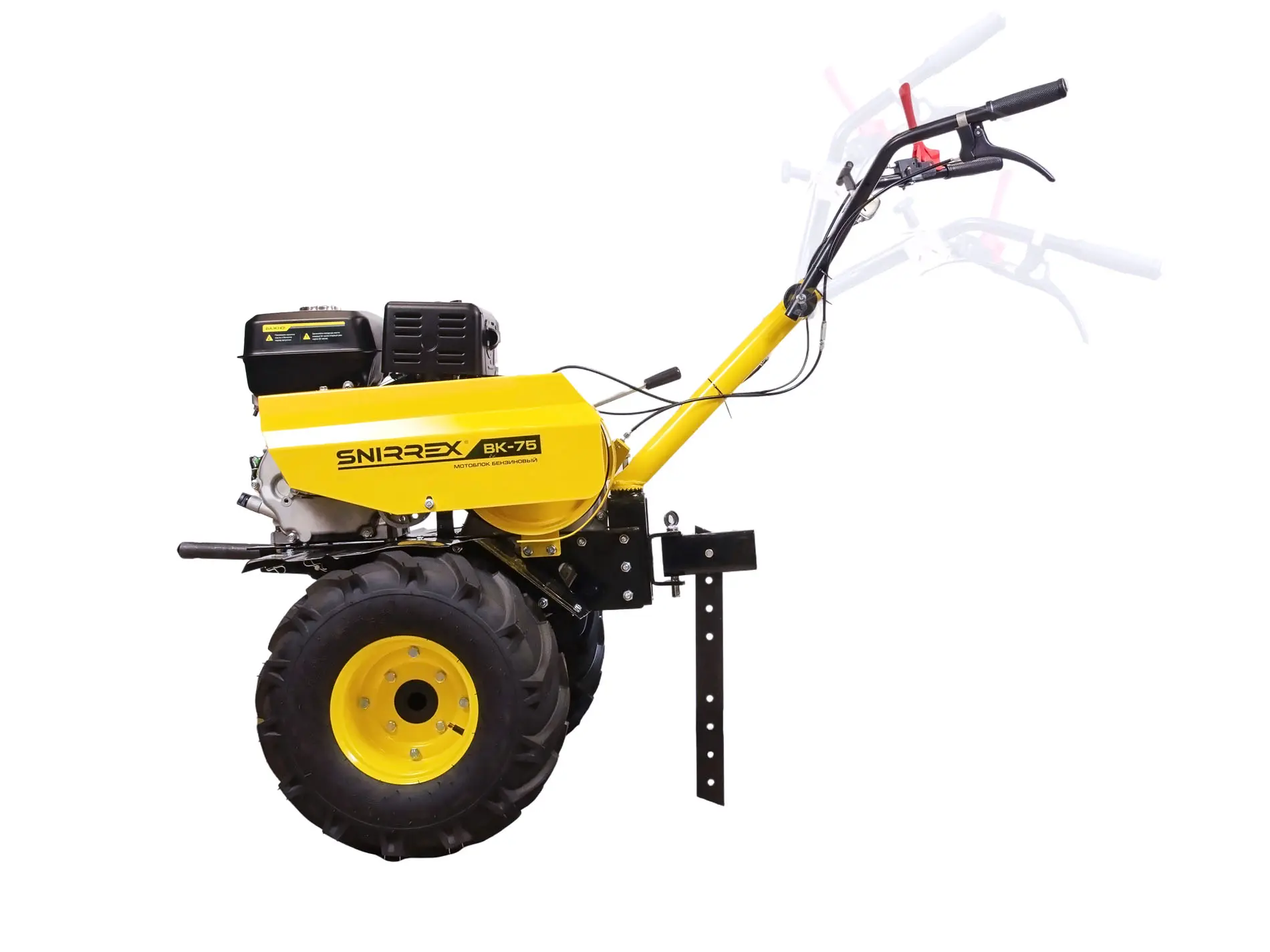 МОТОБЛОК БЕНЗИНОВЫЙ SNIRREX ВК-75, 9 Л. С., 19*7‑8" С РАЗБЛ. ПОЛУОСЕЙ